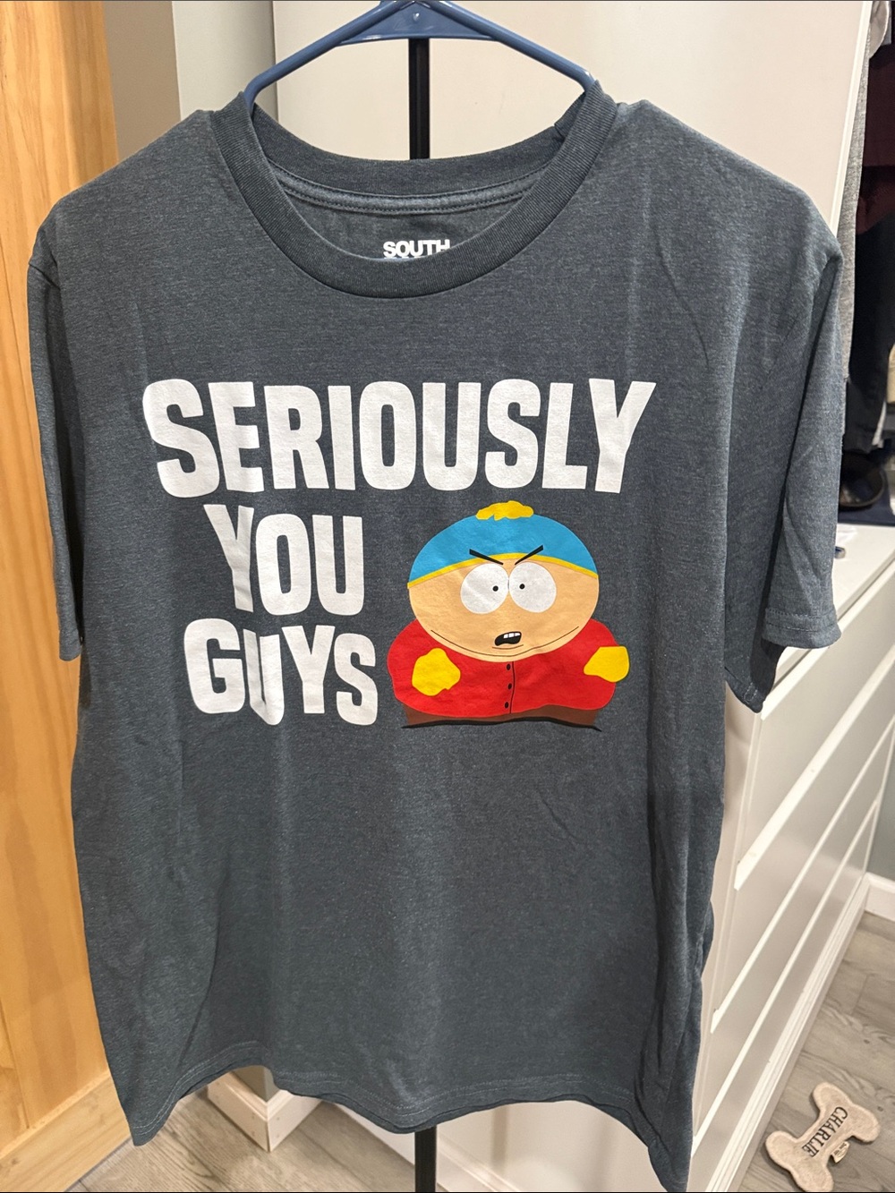 South Park men’s'Seriously You Guys' Graphic Tee - Dark Gray